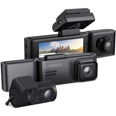 Lamax N10 GPS 3w1 Kamera Samochodowa - 4K i Widok Nocny Lamax N10 GPS 3w1 Kamera Samochodowa - 4K i Widok Nocny