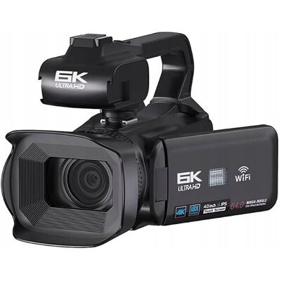 Inny producent Cyfrowa Kamera Wideo 64 Mp / 6k Z Ekranem Dotykowym Inny producent Cyfrowa Kamera Wideo 64 Mp / 6k Z Ekranem Dotykowym