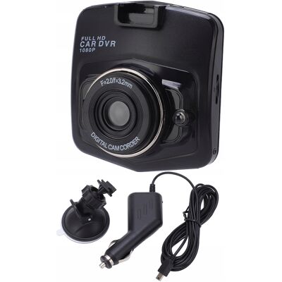 Inny producent Kamera Kamerka Samochodowa Video Rejestrator jazdy PRO Full HD 1080p czarny Inny producent Kamera Kamerka Samochodowa Video Rejestrator jazdy PRO Full HD 1080p czarny