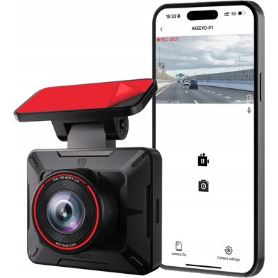 Inny producent KAMERA SAMOCHODOWA WIDEOREJESTRATOR JAZDY KAMERKA AKEEYO FullHD WIFI USB-C Inny producent KAMERA SAMOCHODOWA WIDEOREJESTRATOR JAZDY KAMERKA AKEEYO FullHD WIFI USB-C