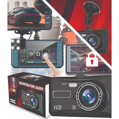 Inny producent Wideorejestrator Jazdy Dotykowy Wideo Rejestrator Kamera Cofania + Karta Sd Inny producent Wideorejestrator Jazdy Dotykowy Wideo Rejestrator Kamera Cofania + Karta Sd