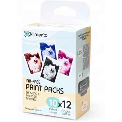 Inny producent 120x Papier Wkład Wkłady Do Zdjęć Do Aparatu Kiimento Model P2 4x Kolor / Print Packs 10x12 / 120 Kart Inny producent 120x Papier Wkład Wkłady Do Zdjęć Do Aparatu Kiimento Model P2 4x Kolor / Print Packs 10x12 / 120 Kart