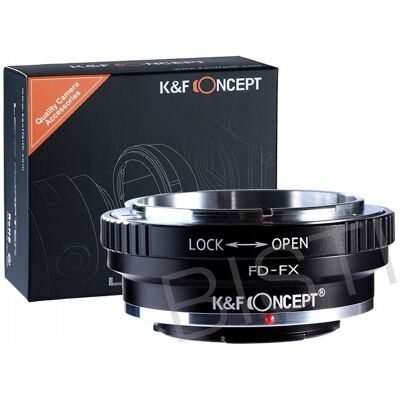 Adapter Canon FD do Fujifilm X od K&F Concept - Ogniskowa na nieskończoność Adapter Canon FD do Fujifilm X od K&F Concept - Ogniskowa na nieskończoność
