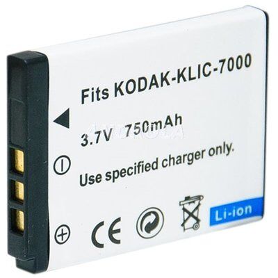 Bateria Kodak KLIC-7000 LS755 750mAh Bateria Kodak KLIC-7000 LS755 750mAh
