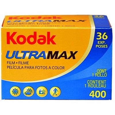 Film Klisza Kolorowa Negatyw Wkład KODAK 135 Ultramax 36 zdjęć 36x Film Klisza Kolorowa Negatyw Wkład KODAK 135 Ultramax 36 zdjęć 36x