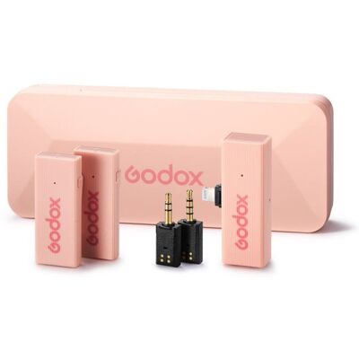 Godox Movelink Mini Lt (Lightning) Kit 2 (Różowy) 2,4 Ghz Godox Movelink Mini Lt (Lightning) Kit 2 (Różowy) 2,4 Ghz