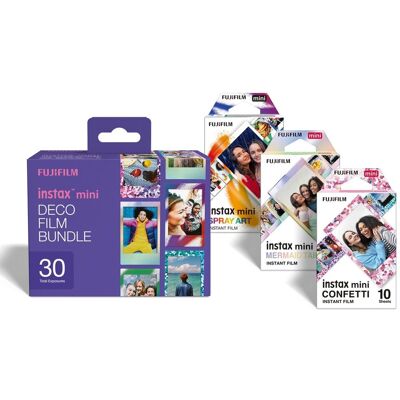 Fujifilm INS MINI DECO FILM BUNDLE 26 (confetti, mermaid tail, spray art) Fujifilm INS MINI DECO FILM BUNDLE 26 (confetti, mermaid tail, spray art)
