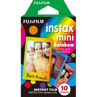 Instax-Fujifilm, Wkłady Do Aparatu Instax Mini Rainbow 10/pk Instax-Fujifilm, Wkłady Do Aparatu Instax Mini Rainbow 10/pk