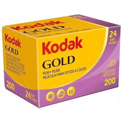 Klisza do aparatu KODAK 135 Gold 200 24 zdjęć Klisza do aparatu KODAK 135 Gold 200 24 zdjęć