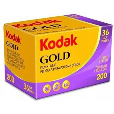 Kodak 135 GOLD 200 36 Zdjęć Film Klisza Kolorowa Negatyw Wkład do Aparatu Kodak 135 GOLD 200 36 Zdjęć Film Klisza Kolorowa Negatyw Wkład do Aparatu