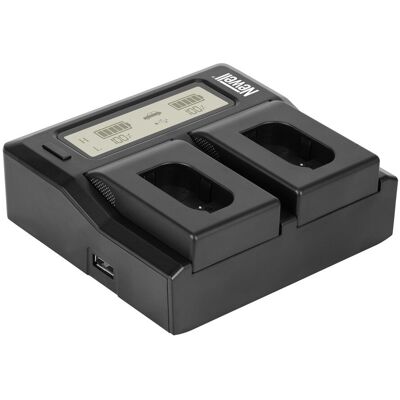 Ładowarka dwukanałowa Newell DC-LCD do akumulatorów DMW-BLK22 do Panasonic Ładowarka dwukanałowa Newell DC-LCD do akumulatorów DMW-BLK22 do Panasonic