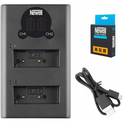 Newell Ładowarka Usb Dual Do Olympus Bls-1 Bls-5 Bls-50 Newell Ładowarka Usb Dual Do Olympus Bls-1 Bls-5 Bls-50