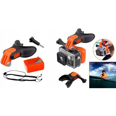 Uchwyt gryzak do szczęki gąbka smycz do kamery GoPro SJ Cam DJI Insta Sony Uchwyt gryzak do szczęki gąbka smycz do kamery GoPro SJ Cam DJI Insta Sony