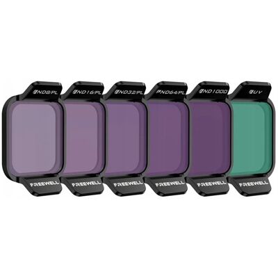 Zestaw 6 filtrów Freewell Bright Day do DJI Flip Zestaw 6 filtrów Freewell Bright Day do DJI Flip