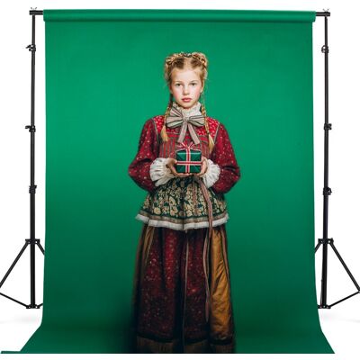 CineGEN Zestaw Długie Tło Kartonowe Ciemnozielone 1.36x10m + Stelaż CineGEN Zestaw Długie Tło Kartonowe Ciemnozielone 1.36x10m + Stelaż
