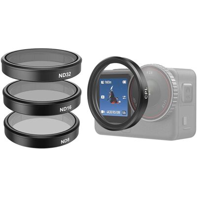 Zestaw filtrów do DJI Osmo Action 6 Telesin S5-FLT-40 Zestaw filtrów do DJI Osmo Action 6 Telesin S5-FLT-40