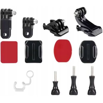 Zestaw naklejek przylepców klamr mocowań na kask do kamery GOPRO SJ DJI Zestaw naklejek przylepców klamr mocowań na kask do kamery GOPRO SJ DJI