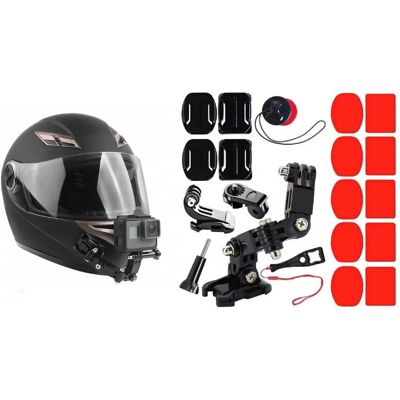 Zestaw Uchwytów mocowań do kasku kask do kamery GOPRO SJ Cam DJI Insta Sony Zestaw Uchwytów mocowań do kasku kask do kamery GOPRO SJ Cam DJI Insta Sony