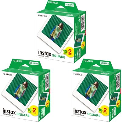 Zestaw wkładów Fujifilm Instax SQUARE 60 zdjęć Zestaw wkładów Fujifilm Instax SQUARE 60 zdjęć