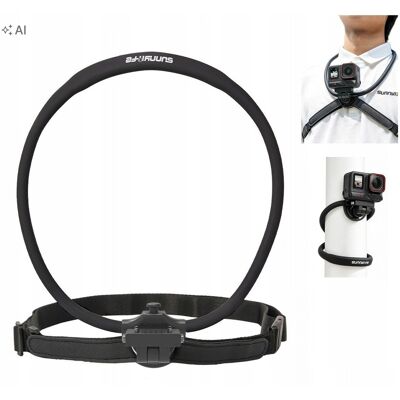 SunnyLife Elastyczny Uchwyt Mocowanie Na Szyję Klatkę Insta360 X6 / X5 / X4 Air / Ace / Ace Pro 2 / 1 / Zj-197-D SunnyLife Elastyczny Uchwyt Mocowanie Na Szyję Klatkę Insta360 X6 / X5 / X4 Air / Ace / Ace Pro 2 / 1 / Zj-197-D