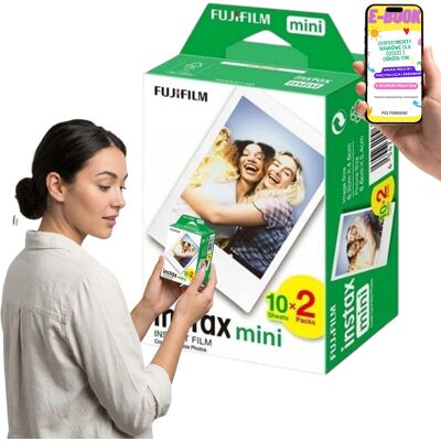 Film Wkład Fujifilm Instax Mini 20 Zdjęć Wakacje Prezent Dla Fotografa + E-Book Film Wkład Fujifilm Instax Mini 20 Zdjęć Wakacje Prezent Dla Fotografa + E-Book