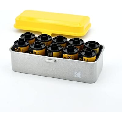 Kodak Film Case Żółte Etui Na Folie 120/135 Na 8 Rolek 120 Lub 10 Rolek Kodak Film Case Żółte Etui Na Folie 120/135 Na 8 Rolek 120 Lub 10 Rolek