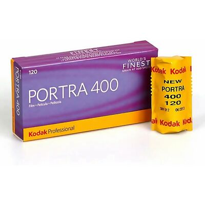 Profesjonalny film negatywowy Kodak Portra 400 ISO 400 120 - Opakowanie 5 sztuk Profesjonalny film negatywowy Kodak Portra 400 ISO 400 120 - Opakowanie 5 sztuk