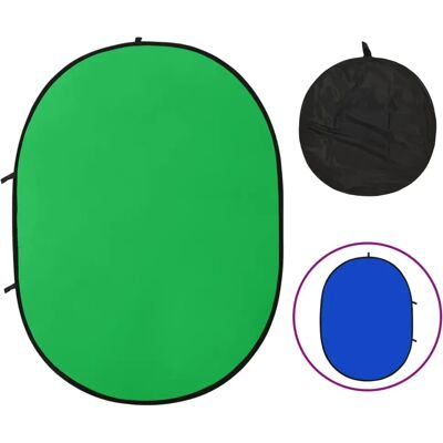 Vidaxl Owalne Tło Studyjne 2-W-1, Zielono-Niebieskie, 200x150 Cm Vidaxl Owalne Tło Studyjne 2-W-1, Zielono-Niebieskie, 200x150 Cm