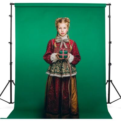 CineGEN Zestaw Długie Tło Kartonowe Ciemnozielone 1.36x10m + Stelaż CineGEN Zestaw Długie Tło Kartonowe Ciemnozielone 1.36x10m + Stelaż