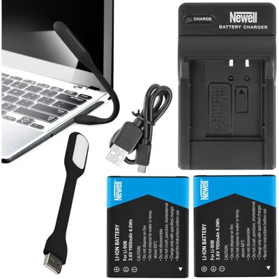 Zestaw Ładowarka+2 Akumulatory Newell Do Olympus Li-90b Zestaw Ładowarka+2 Akumulatory Newell Do Olympus Li-90b