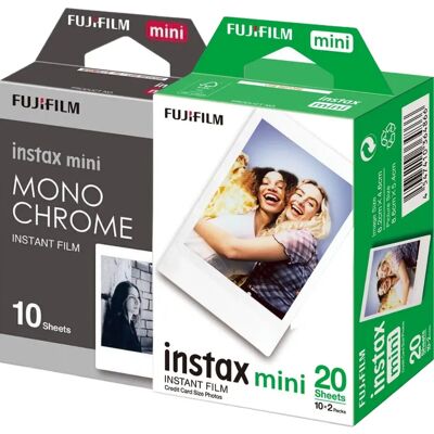 Fujifilm Zestaw Wkłady Instax Mini 30 Zdjęć Do Aparatu 8 9 11 12 Instax Foto Mono Fujifilm Zestaw Wkłady Instax Mini 30 Zdjęć Do Aparatu 8 9 11 12 Instax Foto Mono