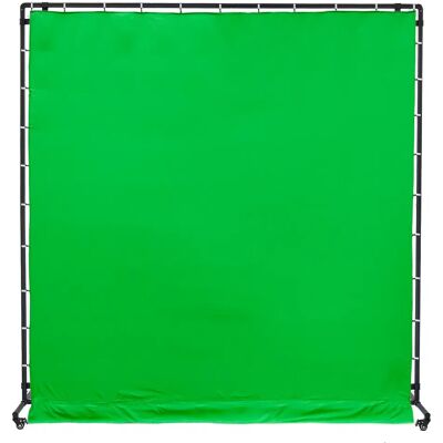 CineGEN Zielone Tło Greenscreen Bawełna + Modularna Rama 3x3m Zestaw Studio CineGEN Zielone Tło Greenscreen Bawełna + Modularna Rama 3x3m Zestaw Studio