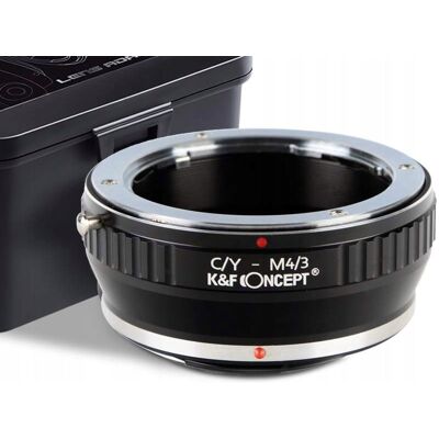 K&F; Concept Adapter Contax Yashica - micro 4/3 M43 Olympus Panasonic Lumix przejściówka K&F; Concept Adapter Contax Yashica - micro 4/3 M43 Olympus Panasonic Lumix przejściówka