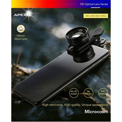 Inny producent Makro obiektyw Lens 100mm do telefonu obraz 4K Apexel APL-HB100M Inny producent Makro obiektyw Lens 100mm do telefonu obraz 4K Apexel APL-HB100M