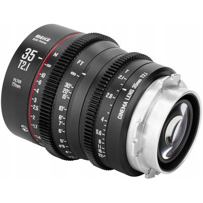 Obiektyw Filmowy Video Meike 35 Mm F/2.1 - 22 Ff Stm Do Canon Ef Ef-mount / Mk-35t21s35-ef Obiektyw Filmowy Video Meike 35 Mm F/2.1 - 22 Ff Stm Do Canon Ef Ef-mount / Mk-35t21s35-ef