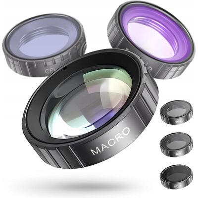 Inny producent Uniwersalne Soczewki 23mm Filtry CPL ND Obiektyw Makro do Kamer Sportowych Inny producent Uniwersalne Soczewki 23mm Filtry CPL ND Obiektyw Makro do Kamer Sportowych