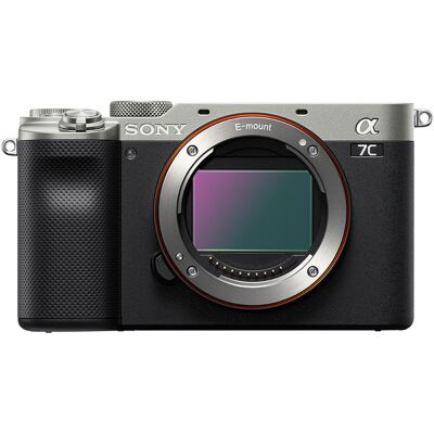 Sony Aparat bezlusterkowy 24Mpx A7C Slo Silver Body ILCE7CB. Sony Aparat bezlusterkowy 24Mpx A7C Slo Silver Body ILCE7CB.