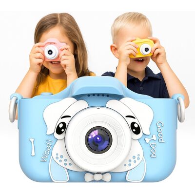 Zamiennik/inny Aparat cyfrowy dla dzieci fotograficzny edukacyjny piesek pies niebieski Zamiennik/inny Aparat cyfrowy dla dzieci fotograficzny edukacyjny piesek pies niebieski