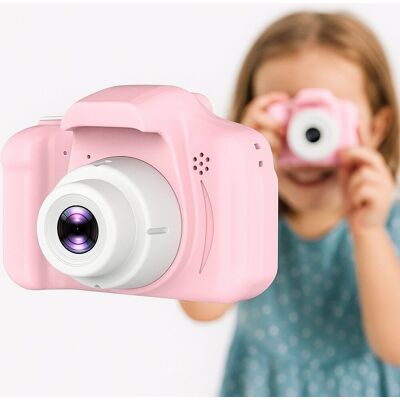 Zamiennik/inny Aparat cyfrowy dla dzieci fotograficzny edukacyjny zabawka X2 różowy Zamiennik/inny Aparat cyfrowy dla dzieci fotograficzny edukacyjny zabawka X2 różowy