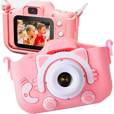 WKS APARAT CYFROWY DLA DZIECI FOTOGRAFICZNY GRY KAMERA FILMY HD KOTEK KOT FOTO WKS APARAT CYFROWY DLA DZIECI FOTOGRAFICZNY GRY KAMERA FILMY HD KOTEK KOT FOTO