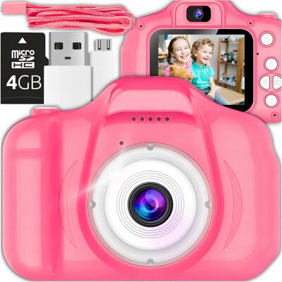 Memfis APARAT CYFROWY DLA DZIECI FULL HD 3MPX KAMERA GRY + KARTA 4GB ZESTAW XXL Memfis APARAT CYFROWY DLA DZIECI FULL HD 3MPX KAMERA GRY + KARTA 4GB ZESTAW XXL