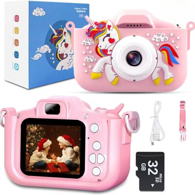 SF APARAT CYFROWY DLA DZIECI JEDNOROŻEC 48Mpx SELFIE KAMERA+KARTA 32GB SF APARAT CYFROWY DLA DZIECI JEDNOROŻEC 48Mpx SELFIE KAMERA+KARTA 32GB