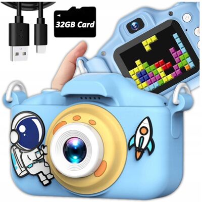 SF APARAT CYFROWY FOTOGRAFICZNY DLA DZIECI KAMERA ZABAWKA GRY + KARTA 32GB SF APARAT CYFROWY FOTOGRAFICZNY DLA DZIECI KAMERA ZABAWKA GRY + KARTA 32GB