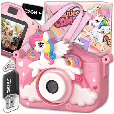 ZeeTech Aparat Cyfrowy Fotograficzny Dla Dzieci Kamera Zabawka Gry + Karta 32gb ZeeTech Aparat Cyfrowy Fotograficzny Dla Dzieci Kamera Zabawka Gry + Karta 32gb