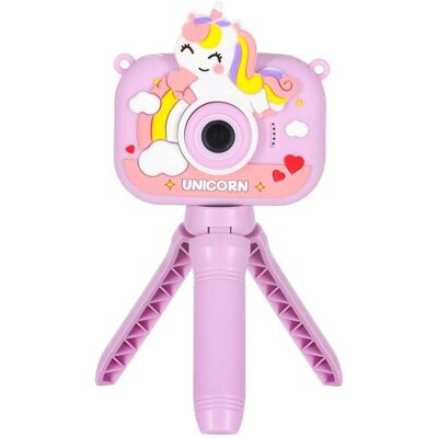 Inny producent Aparat Cyfrowy Fotograficzny dla Dzieci na Statywie Kamera Gry Jednorożec Inny producent Aparat Cyfrowy Fotograficzny dla Dzieci na Statywie Kamera Gry Jednorożec