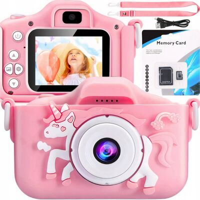R2invest Aparat Dla Dzieci Full Hd Jednorożec + Karta 32Gb R2invest Aparat Dla Dzieci Full Hd Jednorożec + Karta 32Gb