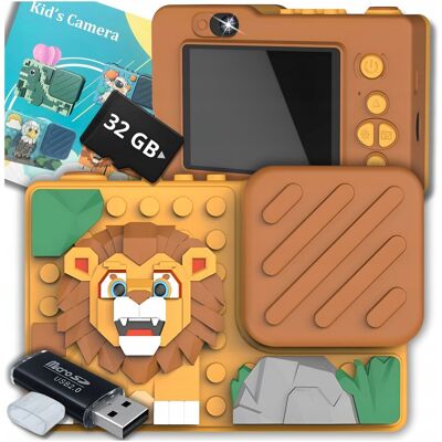 ZeeTech Aparat Fotograficzny Cyfrowy Dla Dzieci 40Mpx Kamera Selfie Gry+Karta 32Gb ZeeTech Aparat Fotograficzny Cyfrowy Dla Dzieci 40Mpx Kamera Selfie Gry+Karta 32Gb