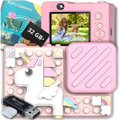 ZeeTech Aparat Fotograficzny Cyfrowy Dla Dzieci 40mpx Kamera Selfie Gry+karta 32gb ZeeTech Aparat Fotograficzny Cyfrowy Dla Dzieci 40mpx Kamera Selfie Gry+karta 32gb