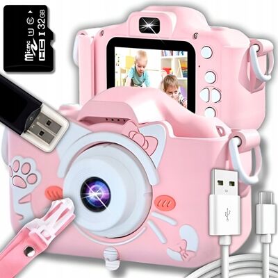 ZeeTech Aparat Fotograficzny Cyfrowy Dla Dzieci 40mpx Kamera Zabawka Gry+karta 32gb ZeeTech Aparat Fotograficzny Cyfrowy Dla Dzieci 40mpx Kamera Zabawka Gry+karta 32gb