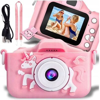 Avante Aparat Fotograficzny Cyfrowy Dla Dzieci Jednorożec Kamera Zabawka Fotograf Avante Aparat Fotograficzny Cyfrowy Dla Dzieci Jednorożec Kamera Zabawka Fotograf